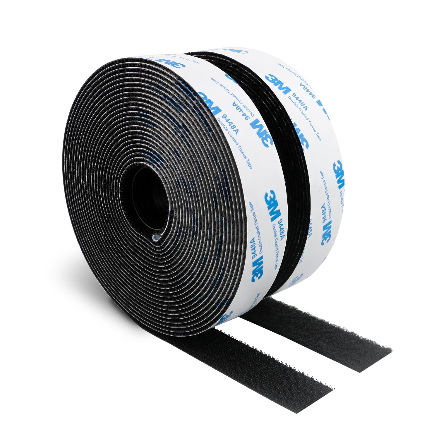 Fita Adesiva de Gancho e Loop 25mm x 6m, 9448A. Fita Autoadesiva