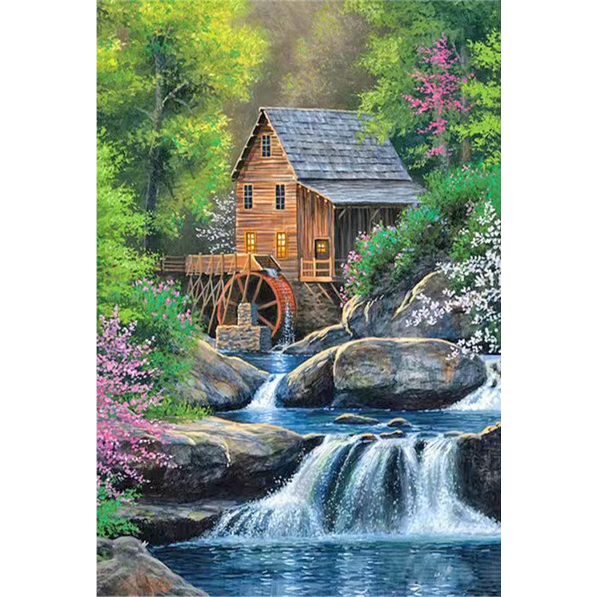 QENSPE 5D Diamond Painting Spiaggia Kit per Diamond Painting Adulti