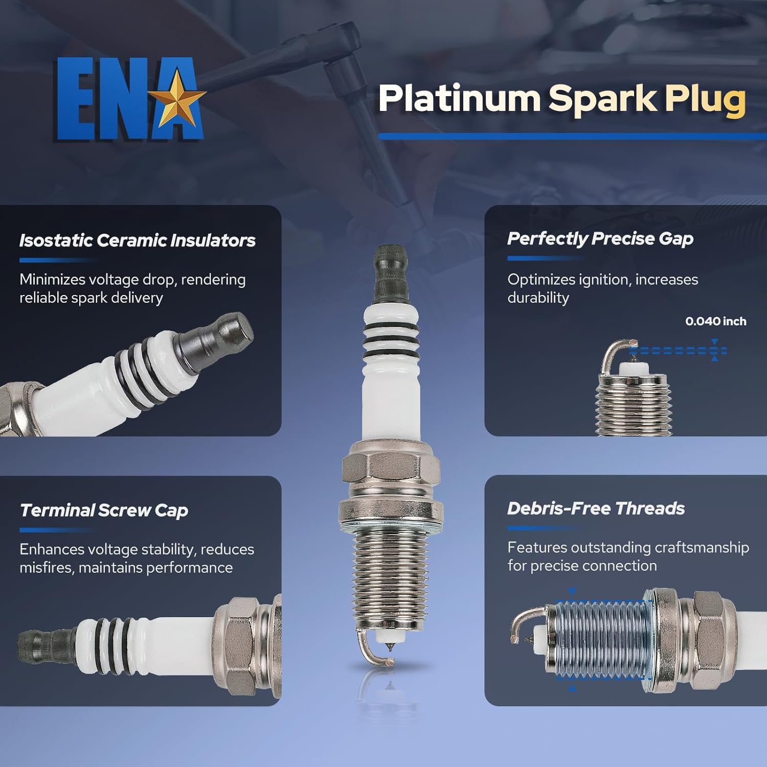 Set of 8 UF230 Ignition Coil 4504 Spark Plugs V8 Compatible with Toyota Tundra Sequoia Land Cruiser 4Runner, Lexus GS430 GX470 LS430 LX470 SC430 2000 2001 2002 2003 2004 2005 2006 2007 2008 2009