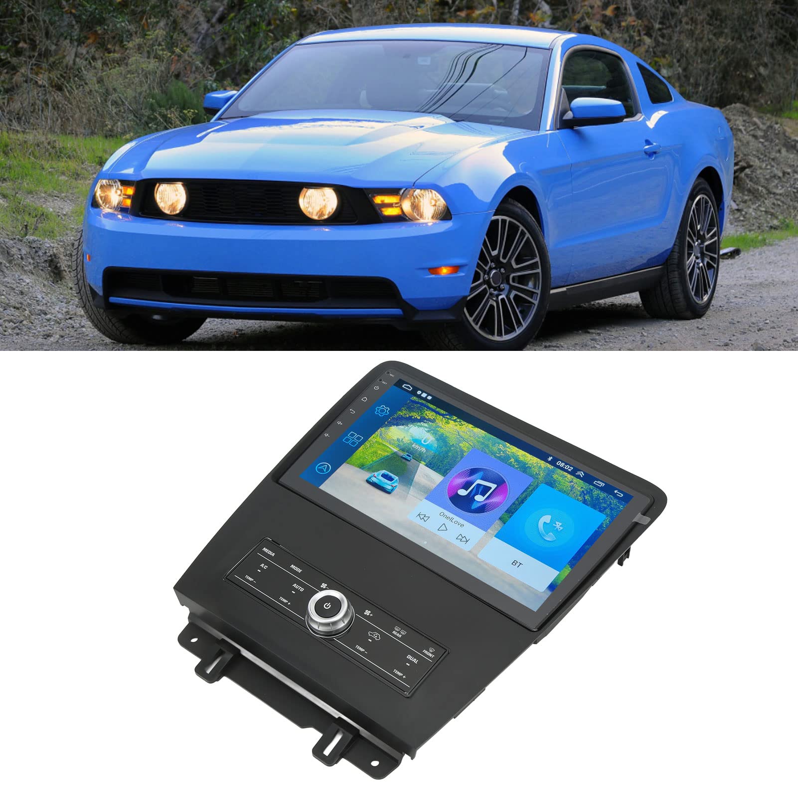 2010年〜2014年　マスタング用　CarPlay iLink予備1個付き。 Amazon | 10インチ タッチスクリーン カーステレオ フォード