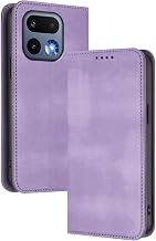 WBWONE Magnetic Leather Case for Realme 16 Pro 5G with Card Holder | Shockproof Protective Cover | Wallet & Stand | FRID Technology - Purple