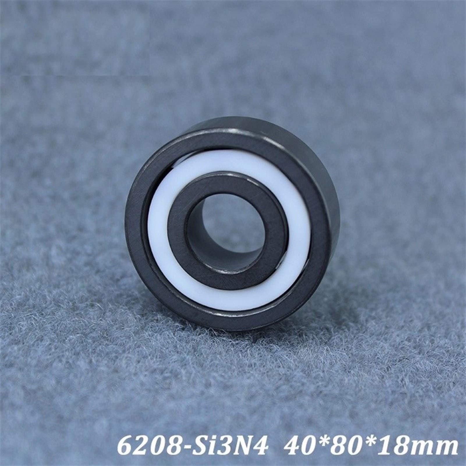 JIYAMI'EN EL-ZHOU 6208 6208CE Completa cojinete de cerámica (1 PC) Si3N4 Todo el Material de nitruro de silicio de cerámica rodamientos de Bolas 40 * 80 * 18 mm