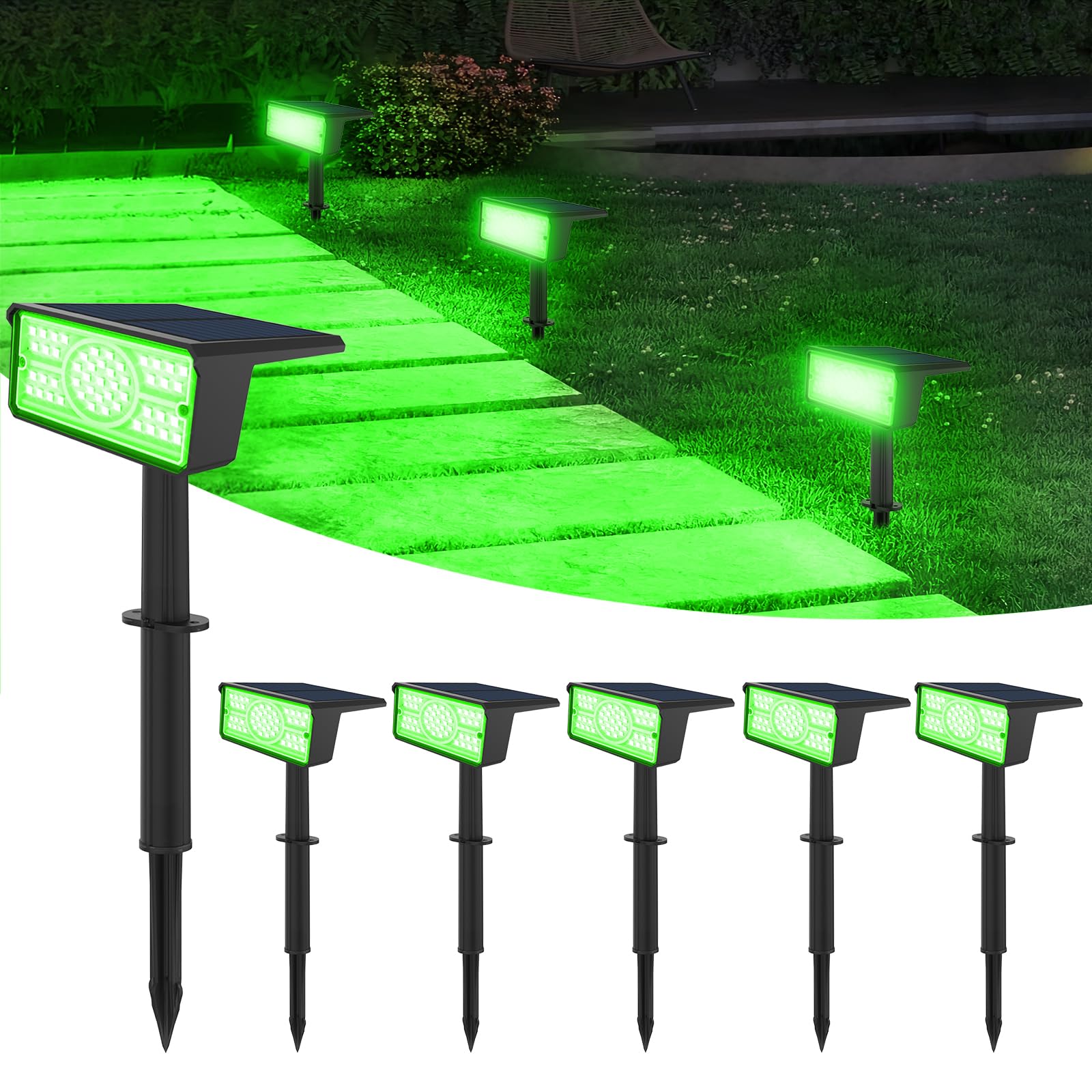 Lanterna Solare Esterna Infankey - IP65 Impermeabile, Illuminazione Automatica, 8-10 Ore Autonomia - Per Giardino E Terrazzo - Foto 6
