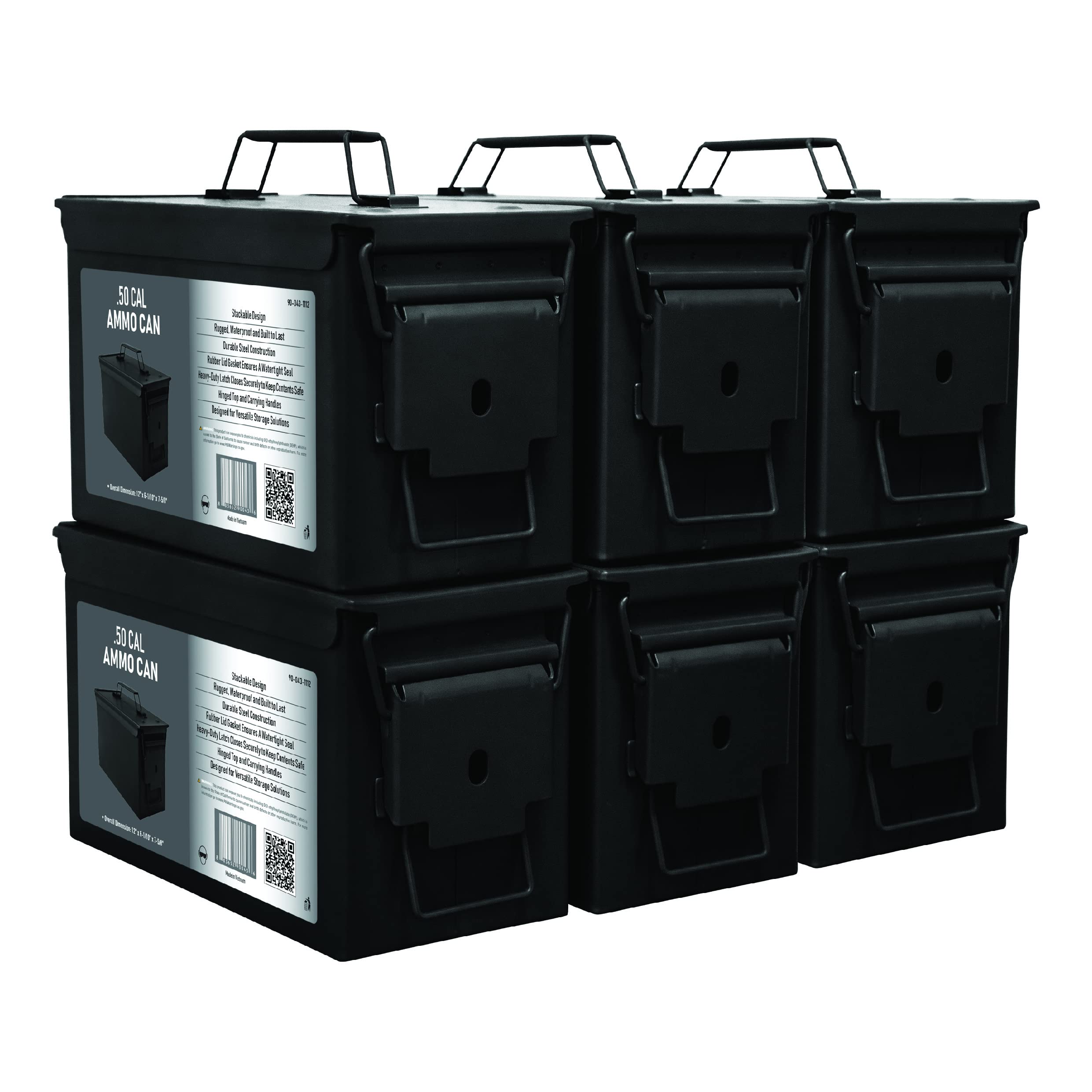 Buy HOMESTEAD 50 Cal Metal Ammo Can New Steel M2A1 Ammo Box, Airtight