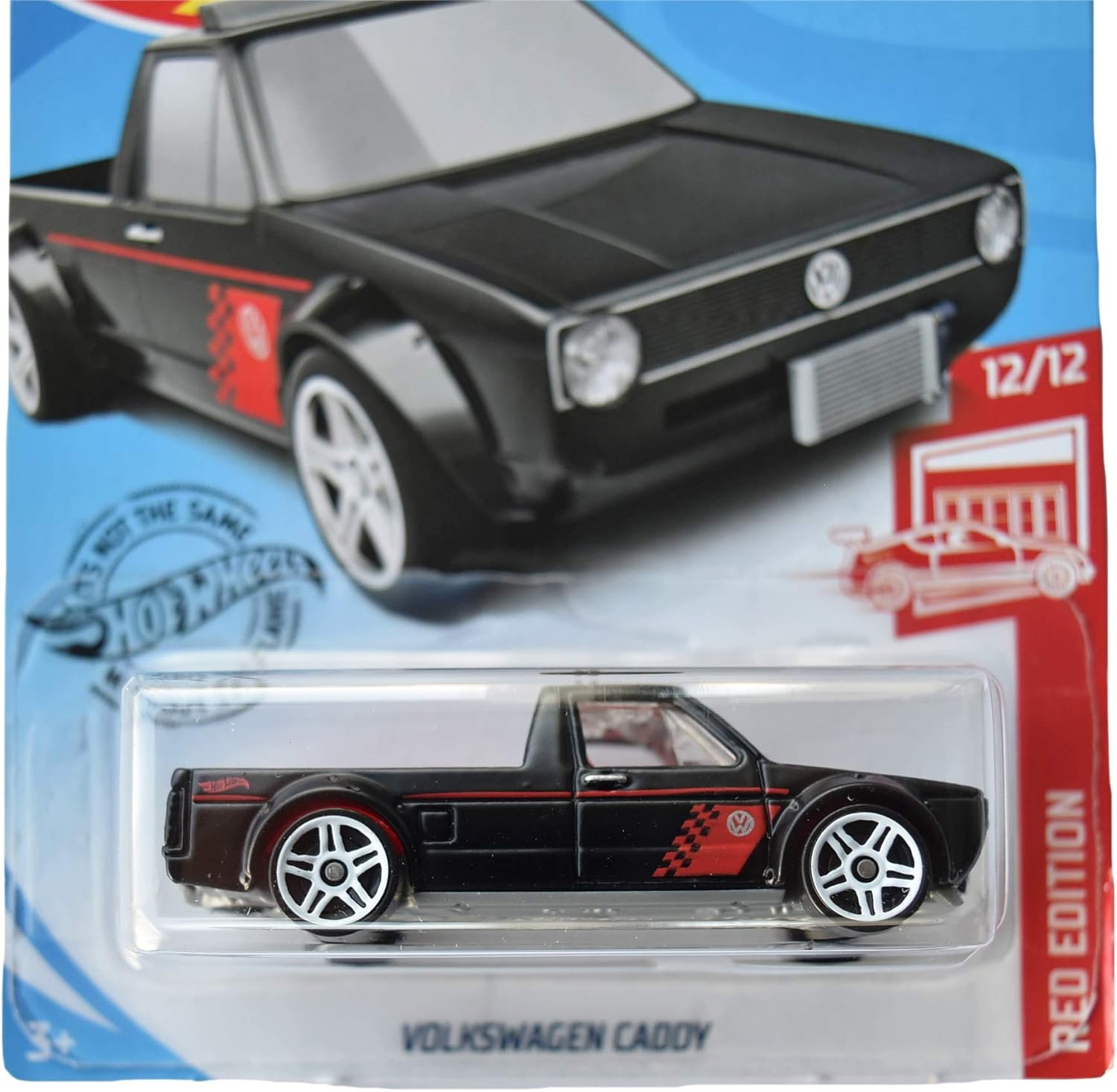 Hot Wheels Red Edition 12/12 Volkswagen Caddy 177/250, Black