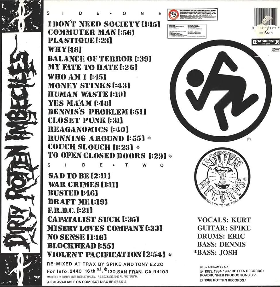【超希少・美品】D.R.I. 『Definition』 LP Amazon.co.jp: Dirty rotten LP: ミュージック