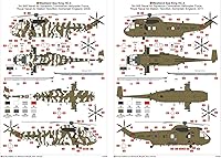 Vista 6 de Airfix A04056 Westland Sea King HC.4 1:72nd Kit de modelo de helicóptero militar de plástico, azul marino