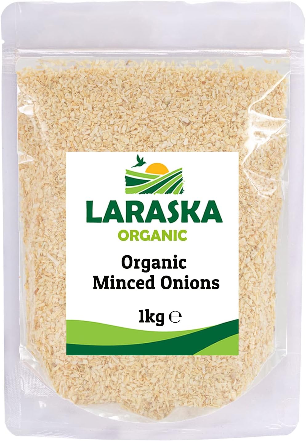 Organic Minced Granules Onions 1kg Perfect for Use in Sauces, Soups, Herbs, Seasonings, and