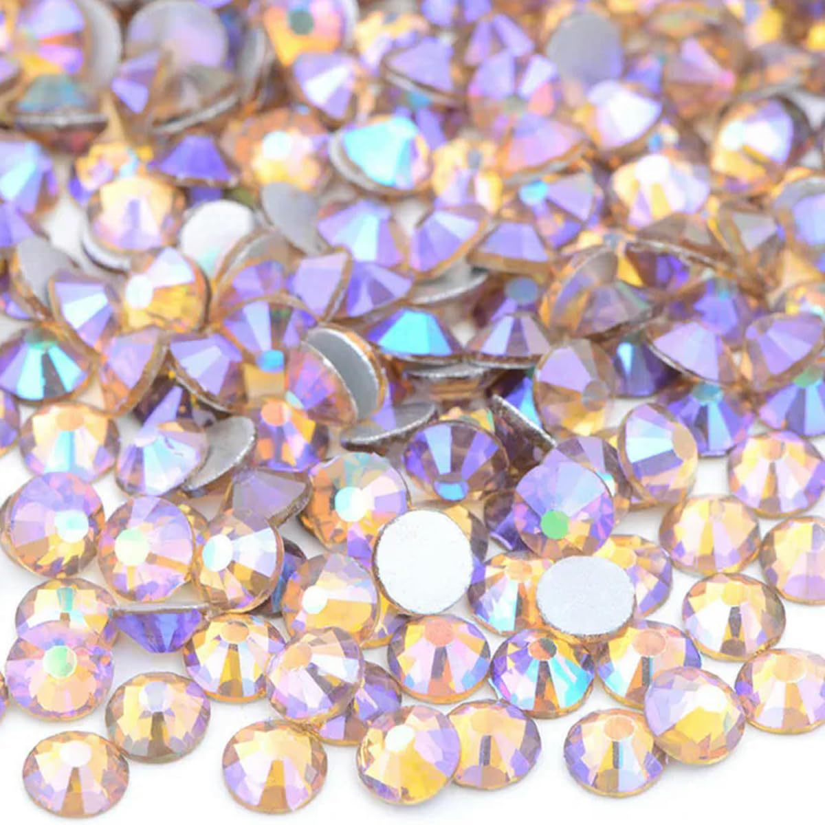 CIVIOOH SS6 SS8 SS10 SS12 SS16 SS20 SS30 Flatback Glass Rhinestones Clear Crystal AB Nail Strass Non-Hotfix Stone DIY Crafts