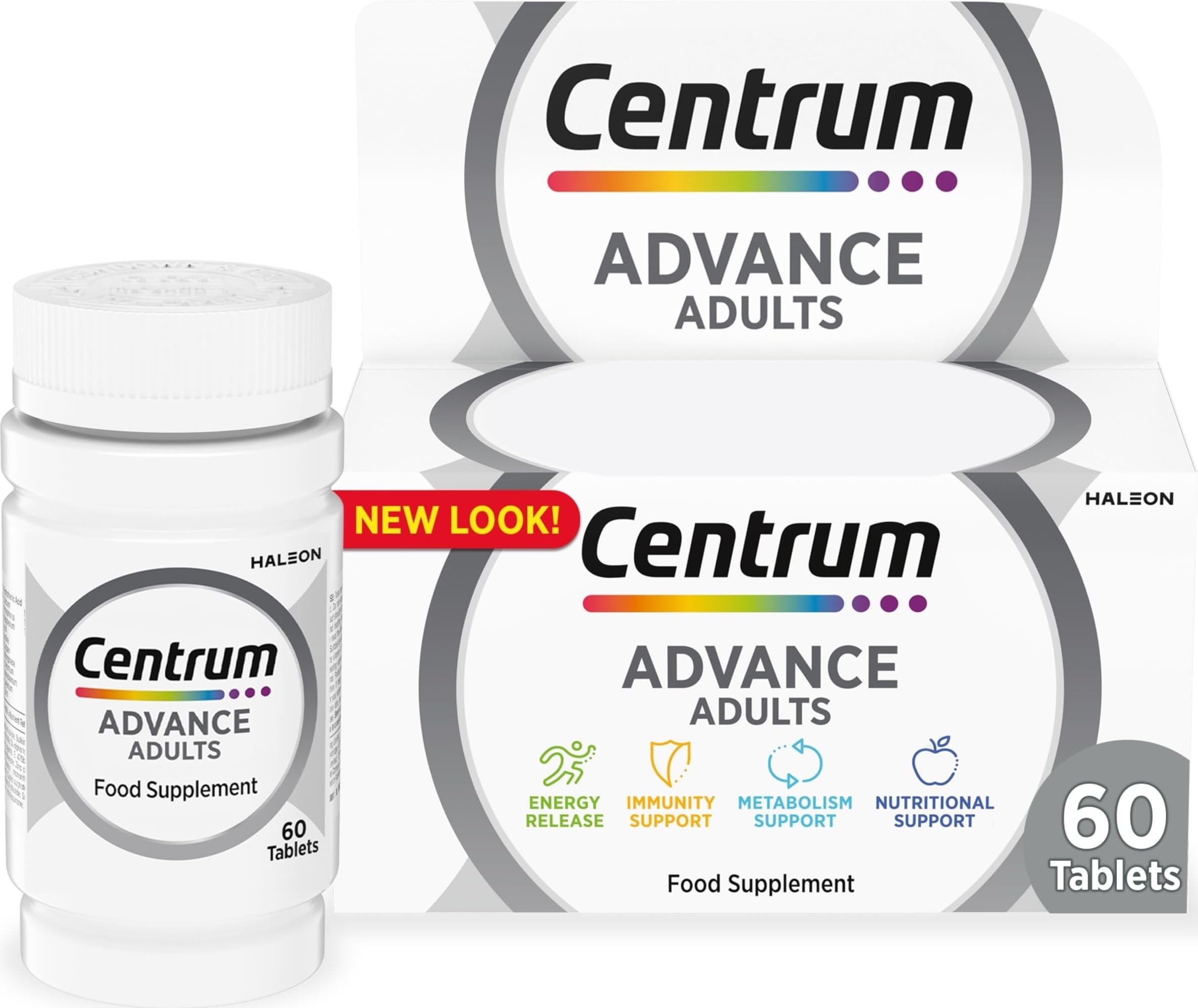 Centrum Advance Multivitamin & Mineral Supplements, 24 essential nutrients x 60