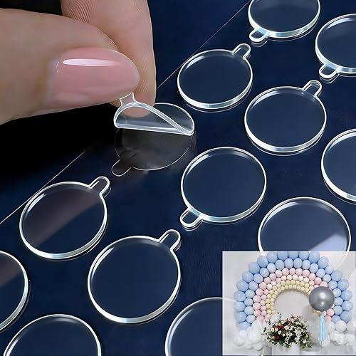 Cinta de doble cara para colgar en la pared, puntos adhesivos de 0.79 pulgadas, masilla de montaje fuerte, calcomanías fáciles de despegar