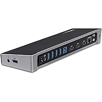 StarTech.com Docking station USB 3.0 a tre monitor con 2x 4K DisplayPort e HDMI