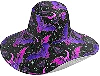 Vista 11 de MNSRUU Wide Brim Hats Skull Sun Hat Packable Sun Visors Floppy Summer Beach Hat for UV Protection