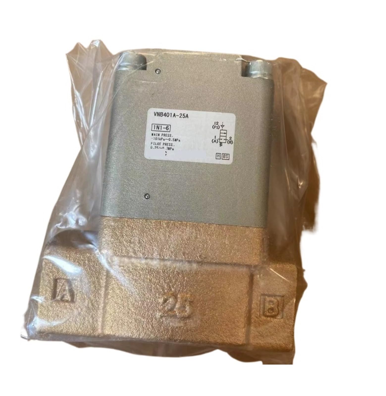 Pneumatic Valve VNB401A-25A for Automated Machining