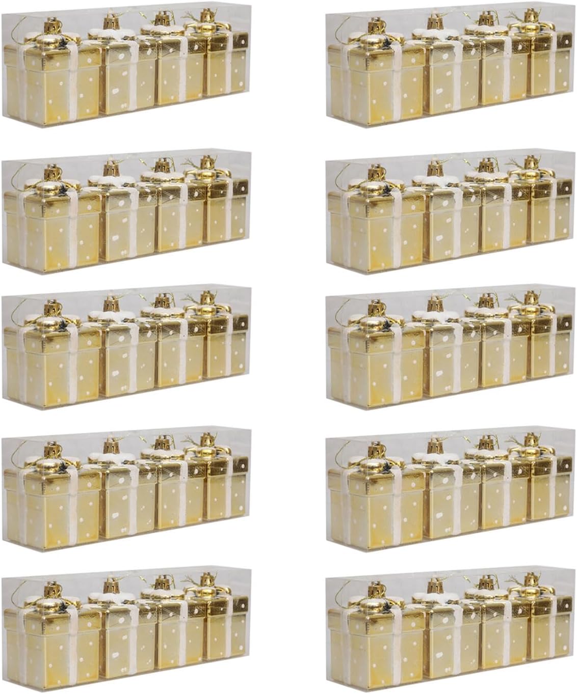 Colorful Miniature Gifts Box Ornament Holiday Charm Miniature Gifts Box Tree for Christmas Tree Hanging Decors Christmas