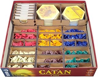 Organizador (INSERT MDF) para Catan - Versão DEVIR