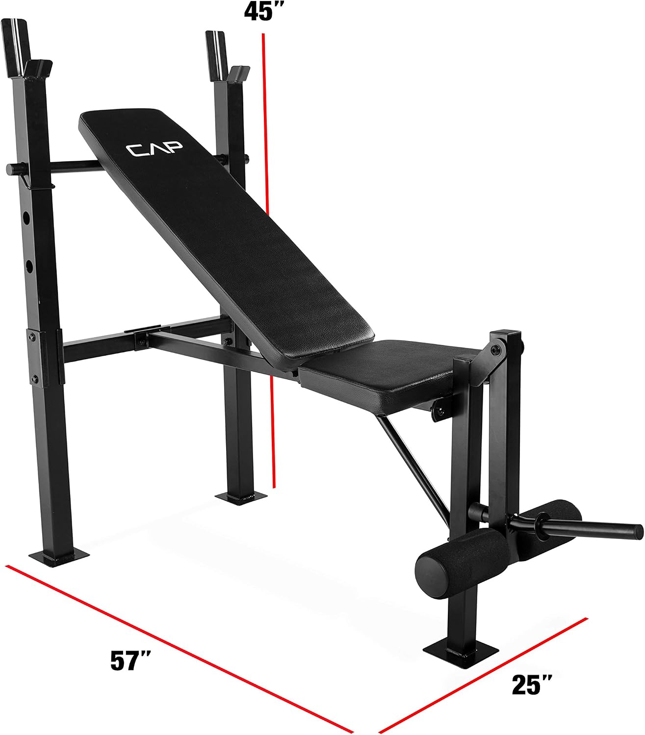 CAP Barbell Standard Bench, Black