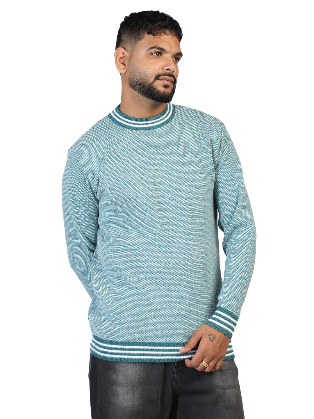 porshe Round Neck Winter Pullover Sweater for Men Soft Fabric Regular Fit Stylish & Cozy Si_501-picture-33