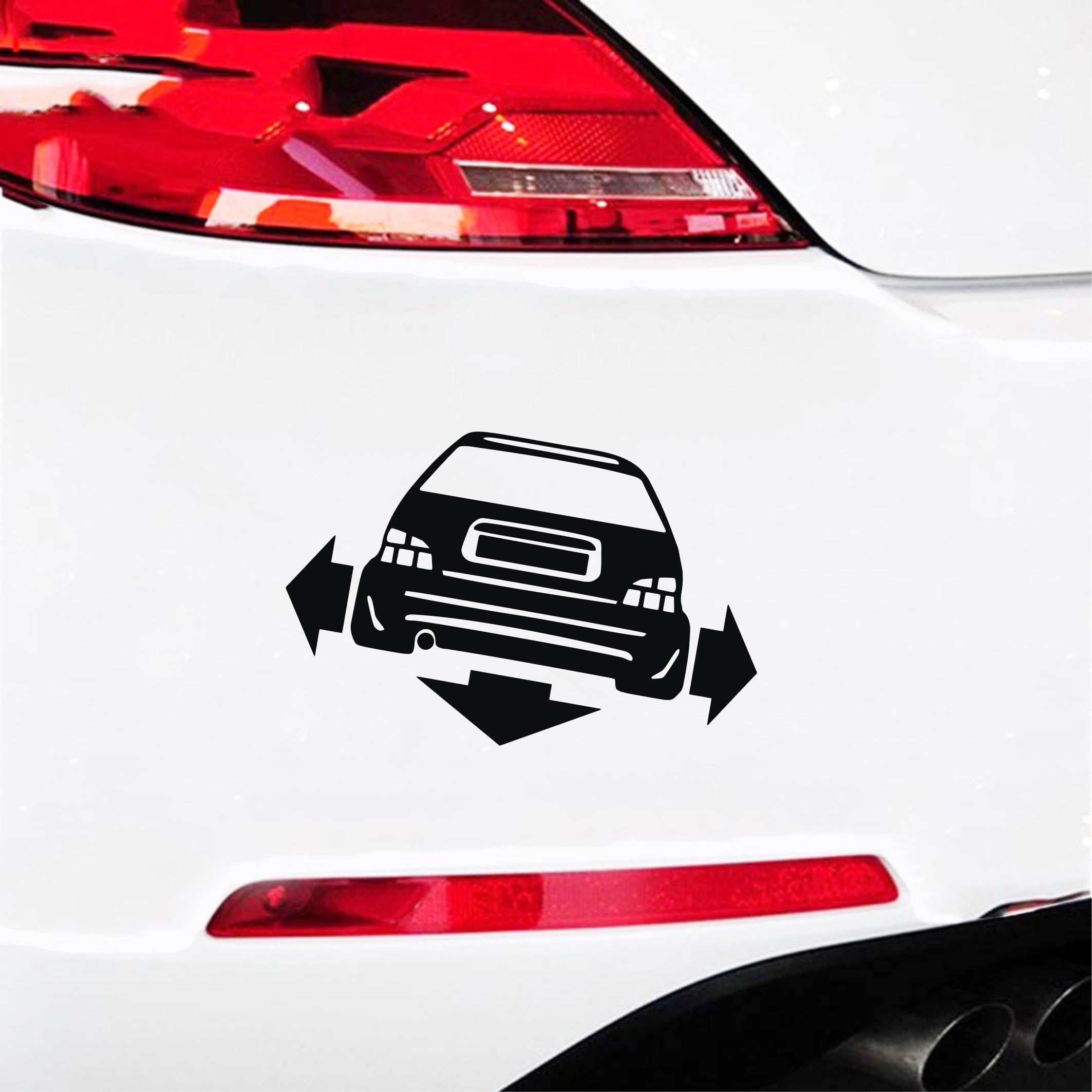 SOLO 1.2 ADESIVI AUTO DIVERTENTI ONESTI DECALCOMANIE PARAURTI - Foto 5