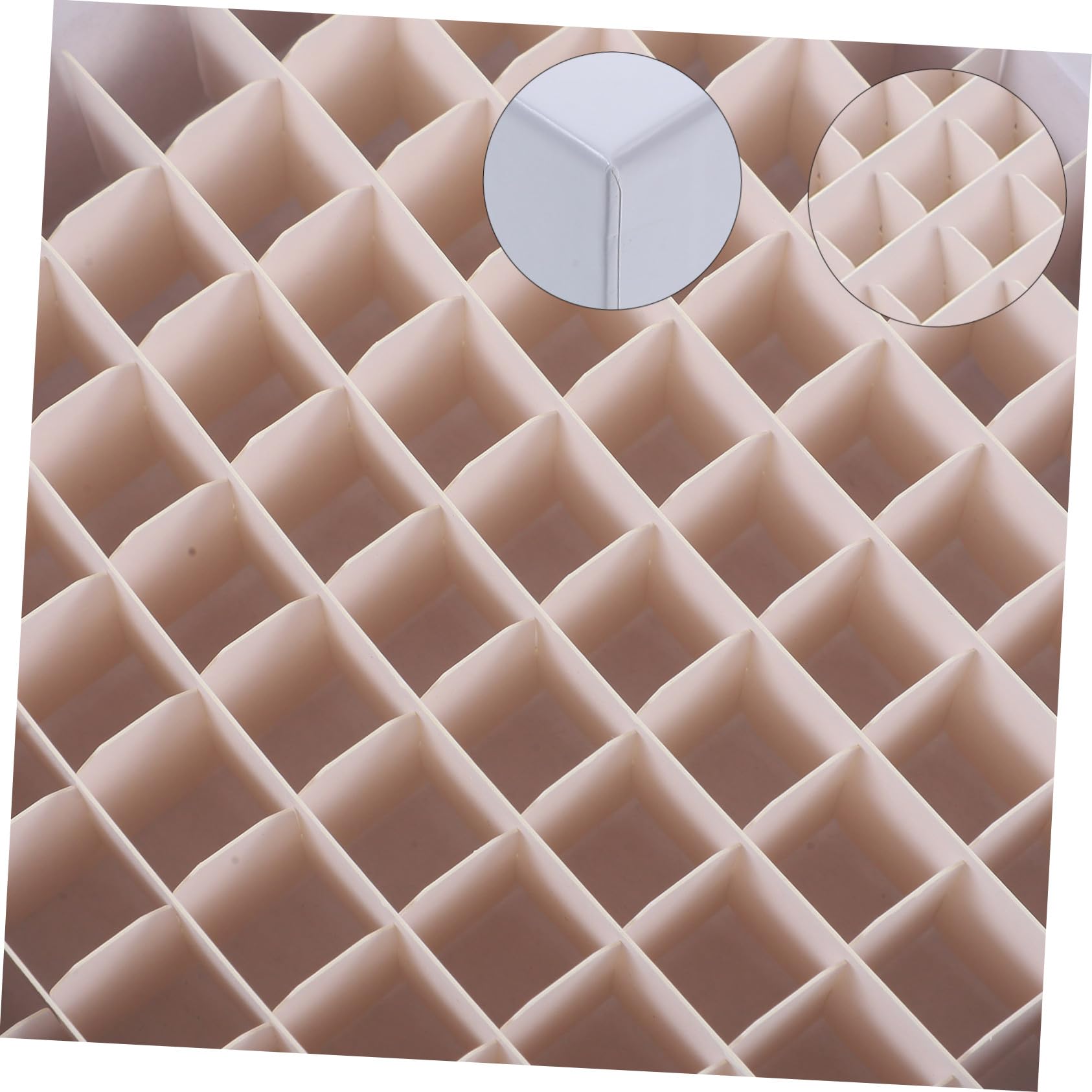 Cabilock 5 Piezas Caja de Almacenamiento para Tubos de Centrífuga de Papel Resistente Diseño Multi-compartimentos Soporte Criogénico Reutilizable para Microcentrífugas Compatible con