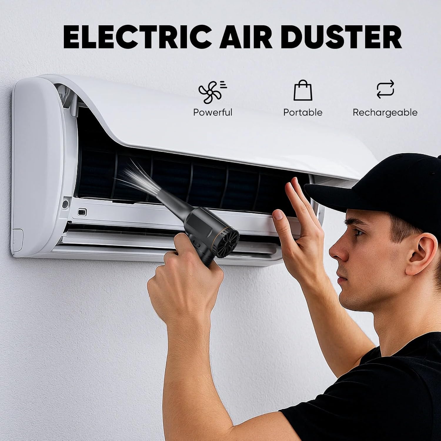 F11 Jet Blower 130000RPM High Power Air Blower Brushless Motor Fan Wind Speed 65m/s 8000mAh Violent Air Blower