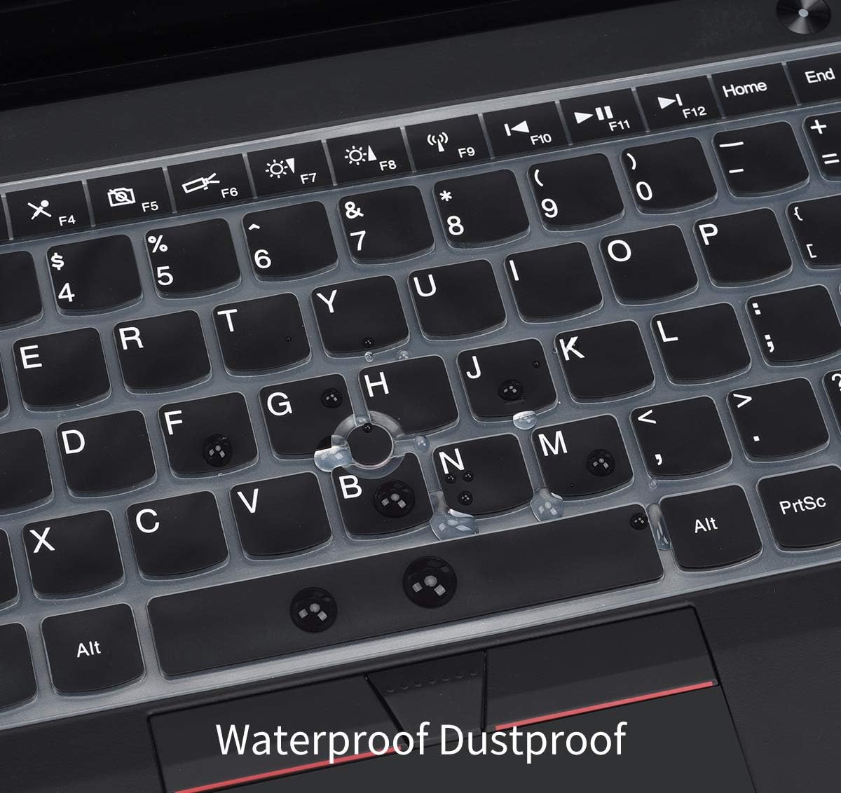 Keyboard Cover for for 14" Lenovo Thinkpad T14 Gen 2, E14 Gen 3/2, T14s Gen 2/1, L14 Gen 2, Thinkpad T490 T495 T480 T480S T470 T460(S) T460p, ThinkPad P14s, X1 Carbon 5th/6th/7th(2019-2017) -Black