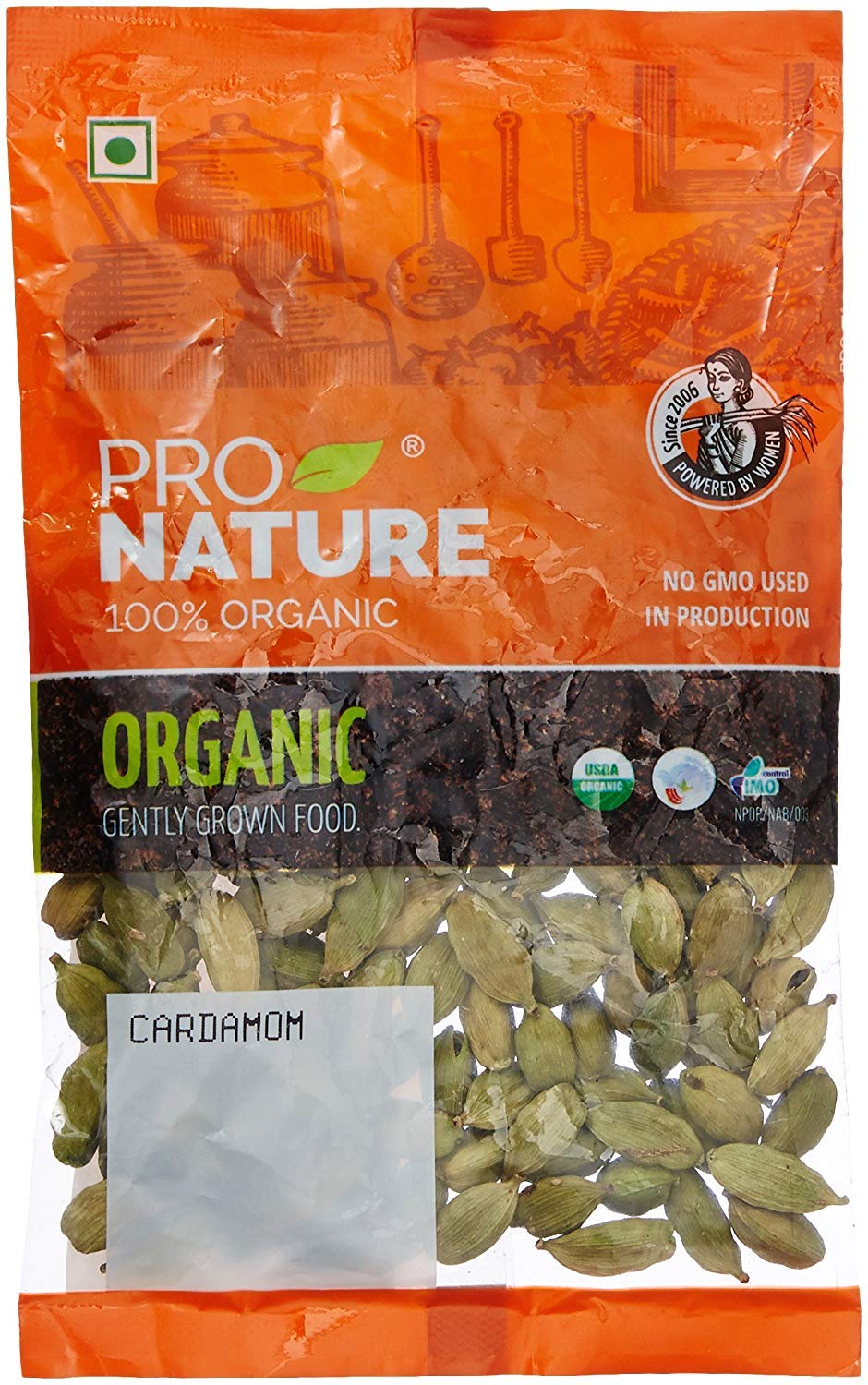Pro Nature 100% Organic Cardamom (Small) 50g