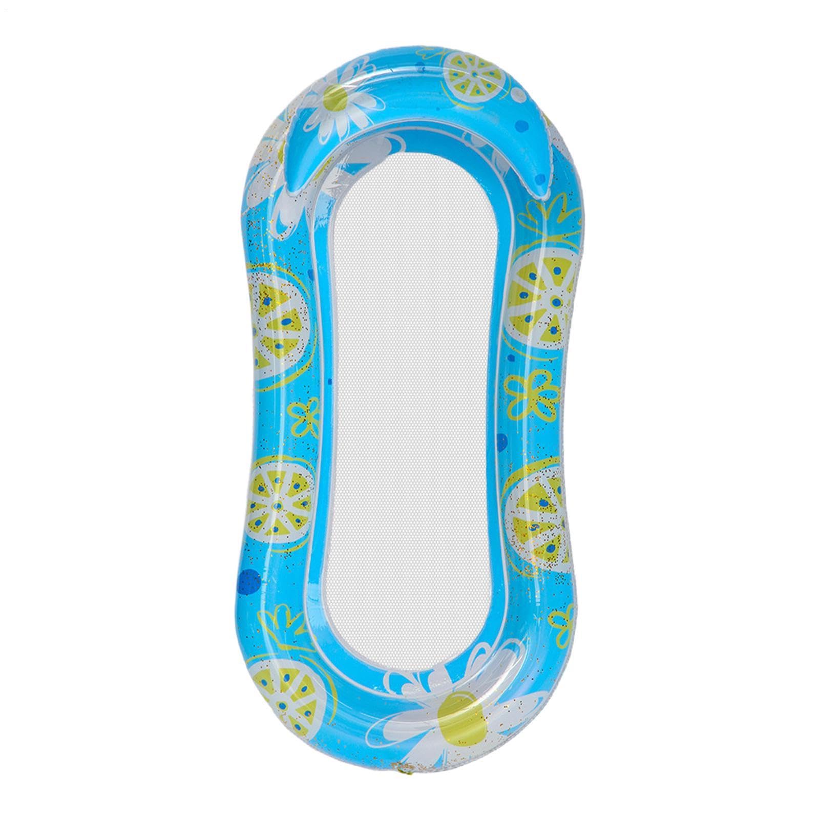 Tapis de piscine gonflable - Salon gonflable portable avec appui-tête - Hamac de piscine - Pour natation, eau, rivière, été, fête, jeux, bar, pont, intérieur et extérieur