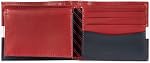 Tommy Hilfiger Portefeuille en cuir pour hommes – Petit bifold avec 6 Poches de carte de crédit et fenêtre d'identité amovible Porte-monnaie bipli