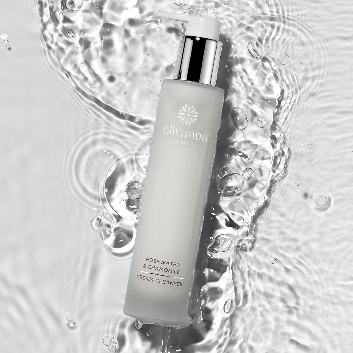 Rosewater and Chamomile Cream Cleanser - Omega Rich Face Wash - Gentle and Hydrating without Stripping Essential Oils - 3.3 oz - Image 5