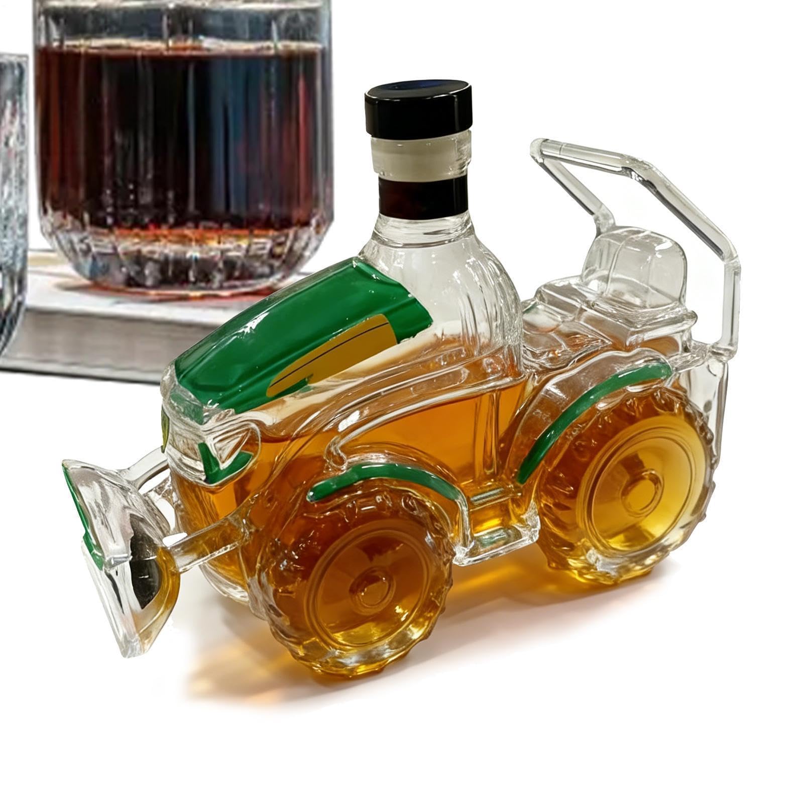 Bouteilles de whisky tracteur 3D pour briser la monotonie de votre bar