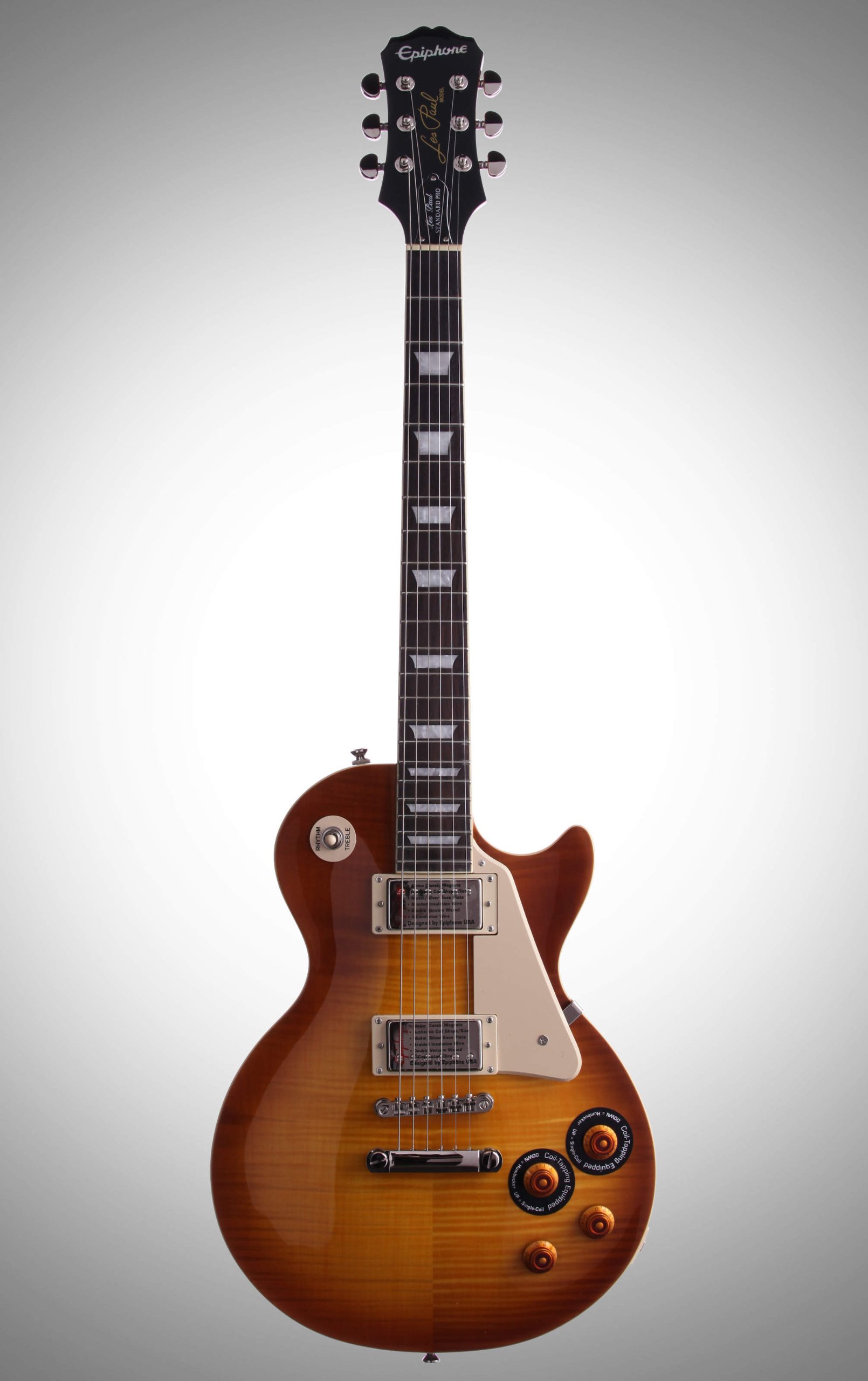 ギター Epiphone Lespaul Standard pro Epiphone Les Paul Standard Plus-Top Pro gitara elektryczna z