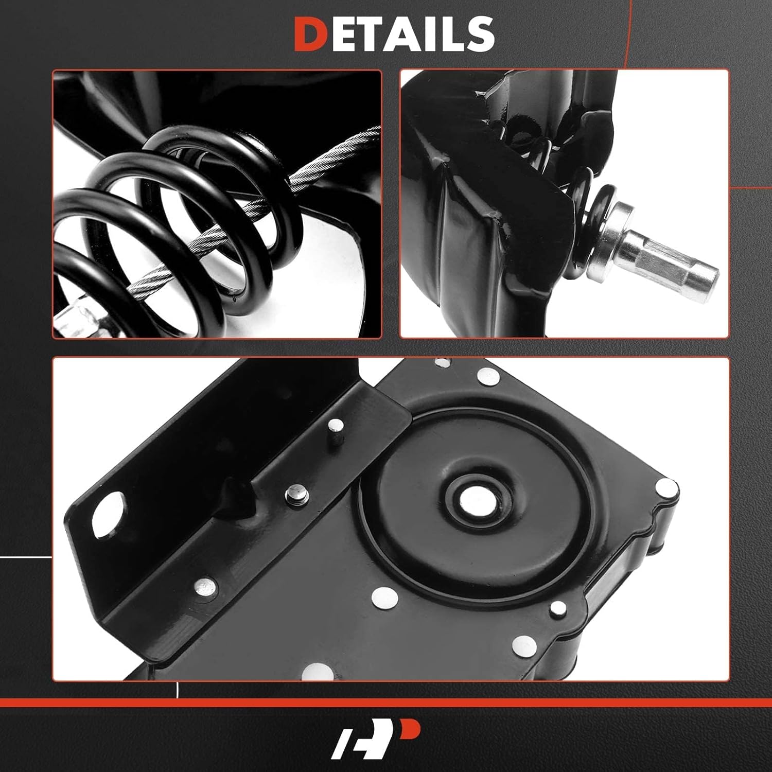 A-Premium Spare Tire Winch Carrier Compatible with Ford E-150 E-350 Econoline Club Wagon E-450 E-550 Econoline Super Duty