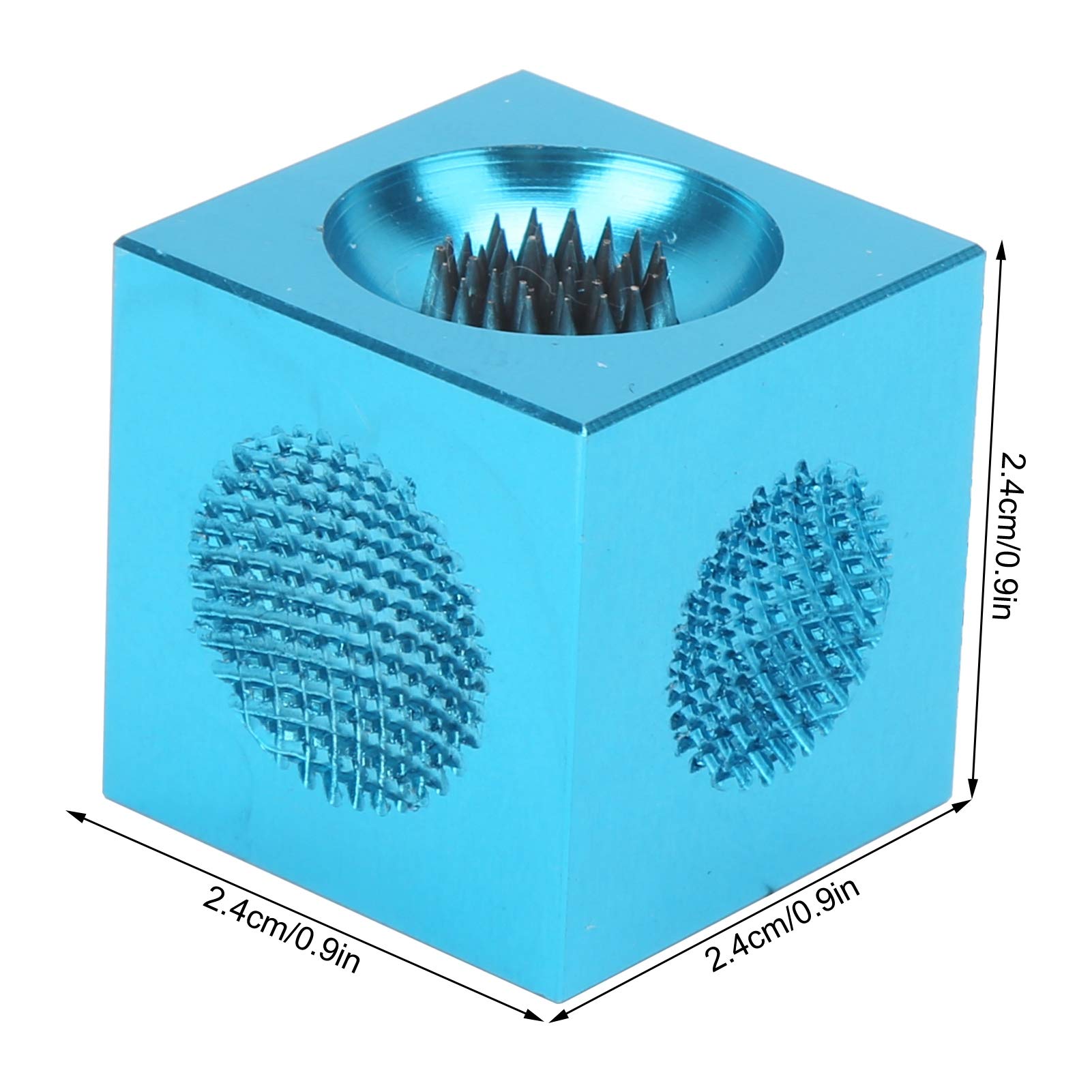 NDNCZDHC Billiard Cue Repair Tool Stainless Steel Multipurpose Pool Cue Tip Repair Tool Cue Accessories for Shaping Cue Tips(Blue)