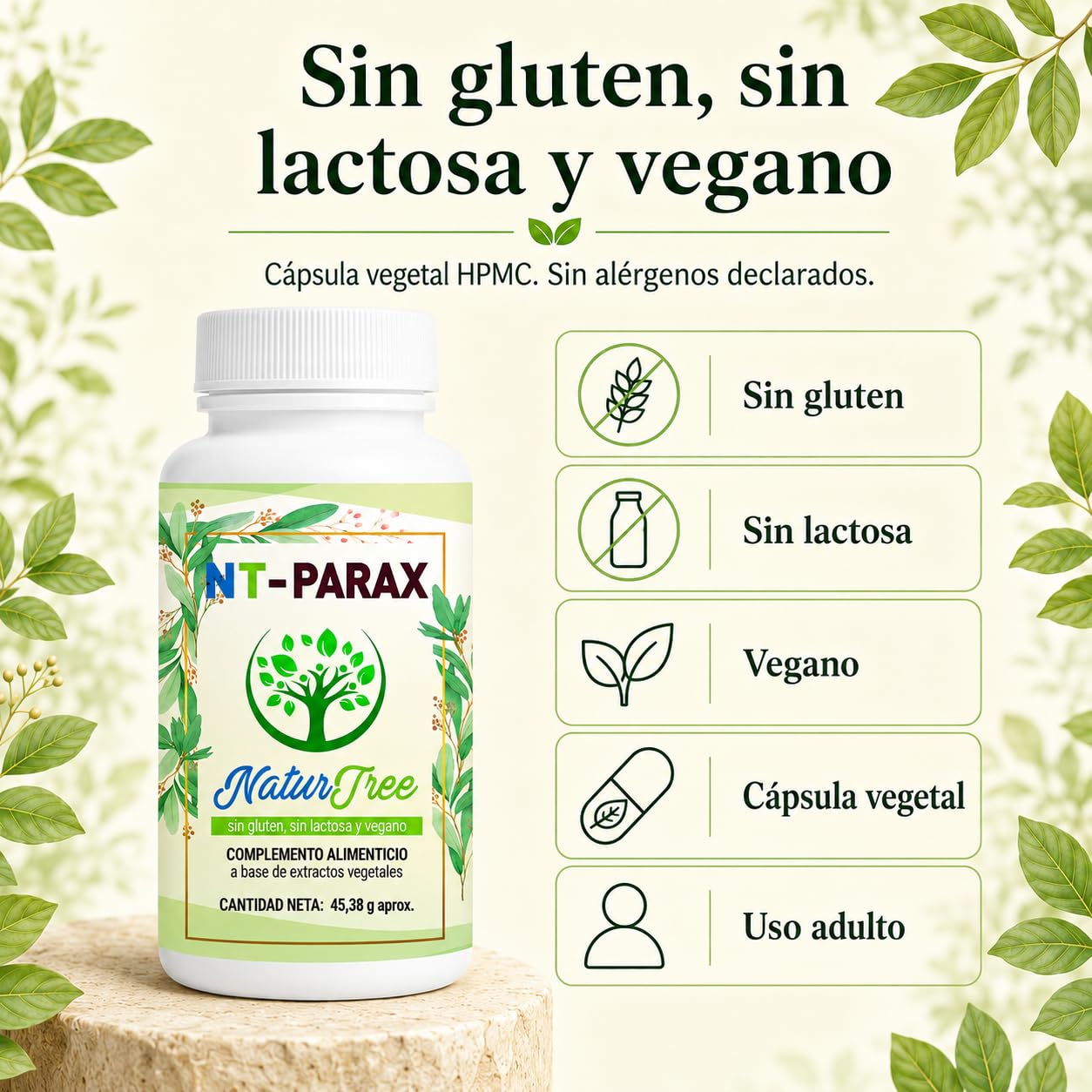NT-Parax | Berberina, Ajenjo y Orégano | Salud Digestiva