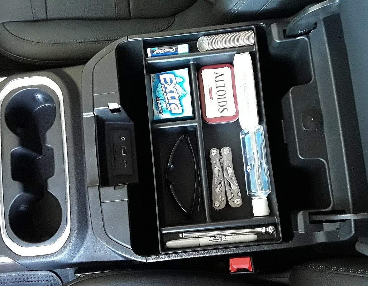 Vehicle OCD Center Console Organizer Tray for Chevy Silverado 1500