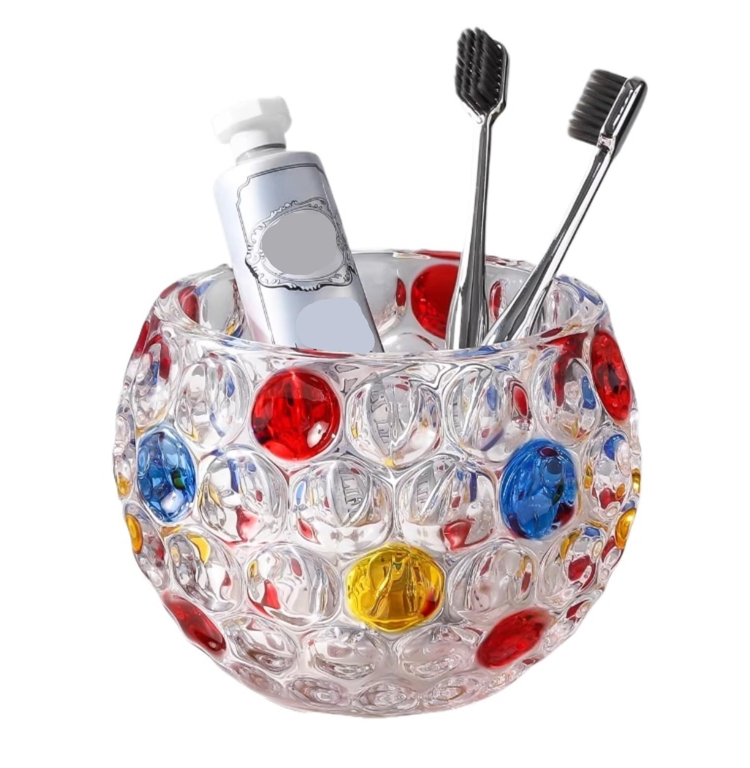 Zahnbürstenhalter Zahnputzbecher Zahnbürstenhalter Aus Glas, Badezimmerbecher, Mundwasserbecher, Organizer for Zahnpasta Hygienisch & Vielseitig