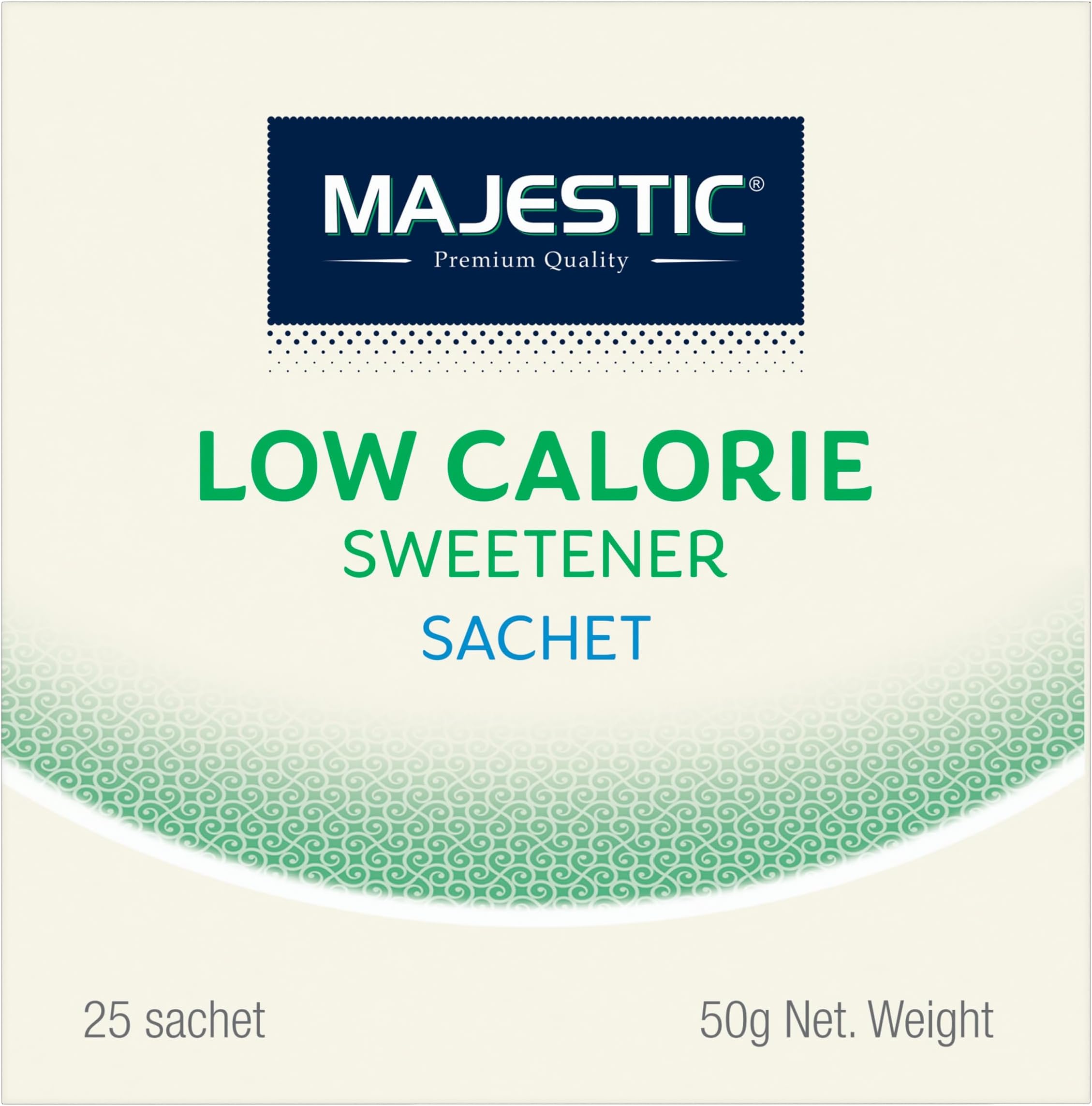 Majestic Low Calorie Sweetener 25 Sachet 50 gm