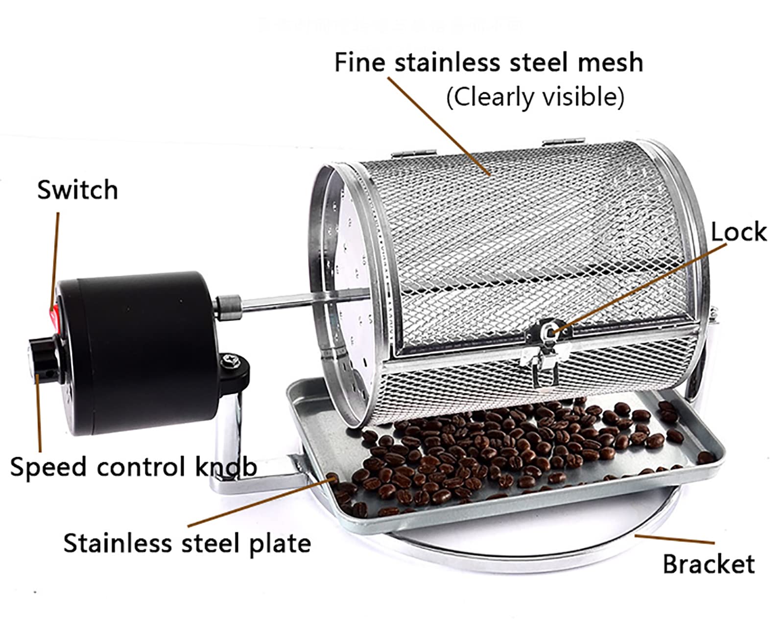 Amazon | 家庭用コーヒー豆ロースターマシン家庭用コーヒー焙煎機