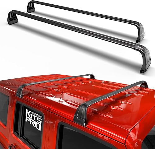 Vista 40 de KitsPro Barras transversales para portaequipajes de techo de 260 libras para Jeep Grand Cherokee 2011-2021