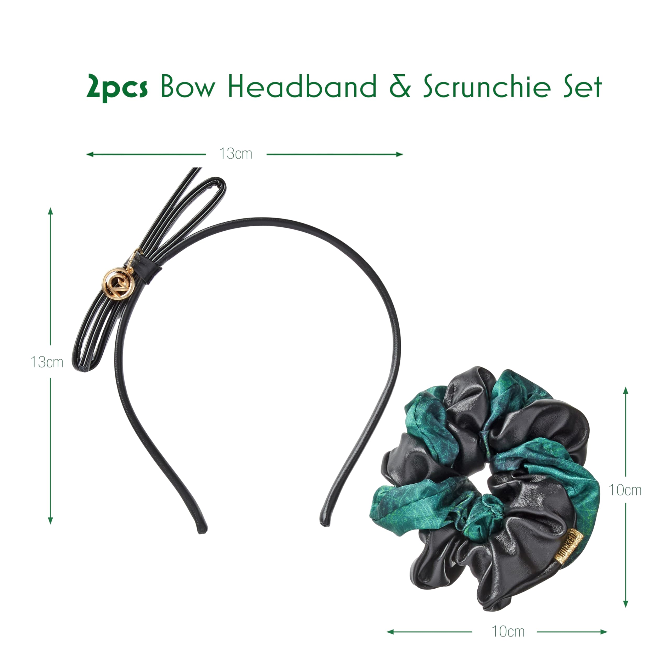 Amazon.com : Wicked Bow Headband & Twist scrunchie set  display picture 3