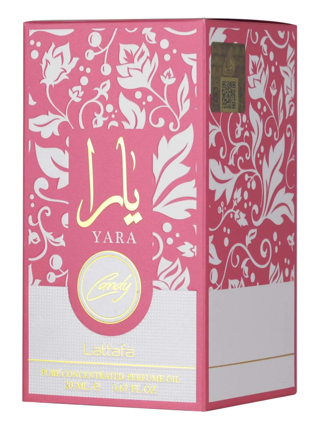 Lattafa Yara Candy - Vanilla, Fruity, Citrus, Floral - Eau de Parfum Long-Lasting Fragrance for Women, 3.40 Ounce / 100 ml: Musk 0.67 Fl Oz (Pack of 1)