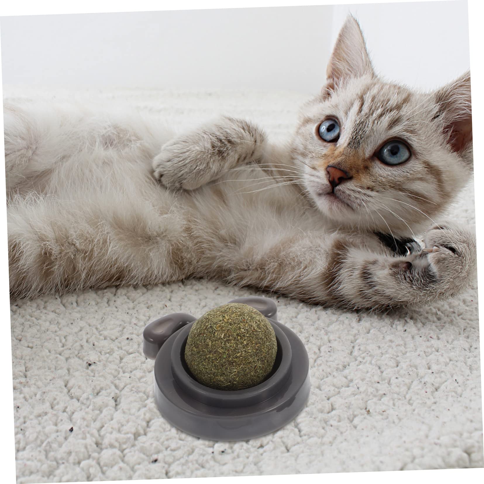Happyyami 9stücke Katzenminze Ball Mit Tierkopf-Design Multifunktionales Spielzeug Zur Zahnpflege Und Verdauungsförderung Für Katzen Sicher Chemische Zusätze