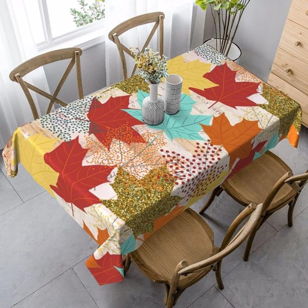 Nappe rectangulaire vintage 140x300 cm pour protéger la table de cuisine