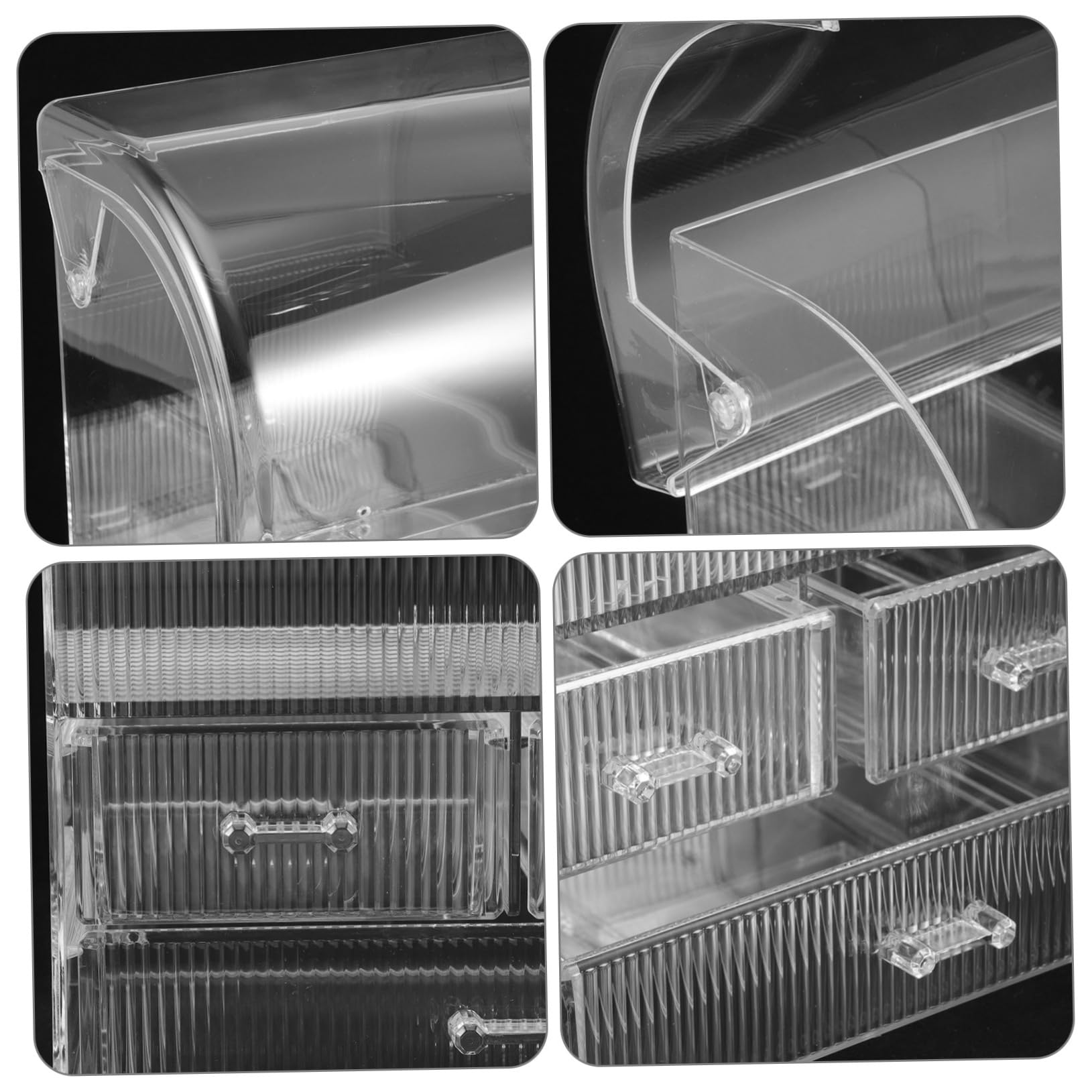 Acryl Make Up Organizer Kasten mit Schubladen, Transparent