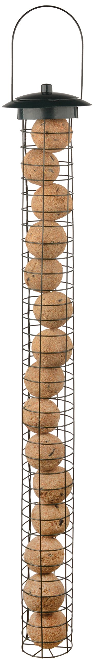 Fallen Fruits Ltd SUET BALL DISPENSER (X LARGE), Black