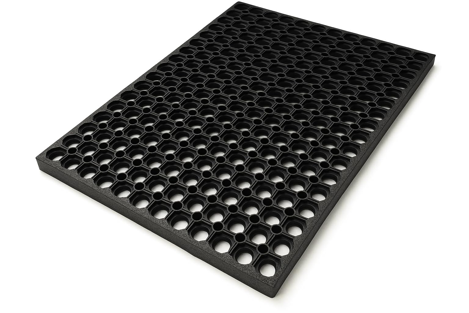 Buildingshop Rubber Hollow Mat – 22mm Thick (Black) (1.6 ft x 2.5 ft)-image-4
