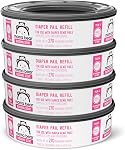 Amazon Marque - Mama Bear Recharges de la queue de couches parfumées pour les piles de couches de génie 2160 Compte (8 Boîtes 270 Compte)