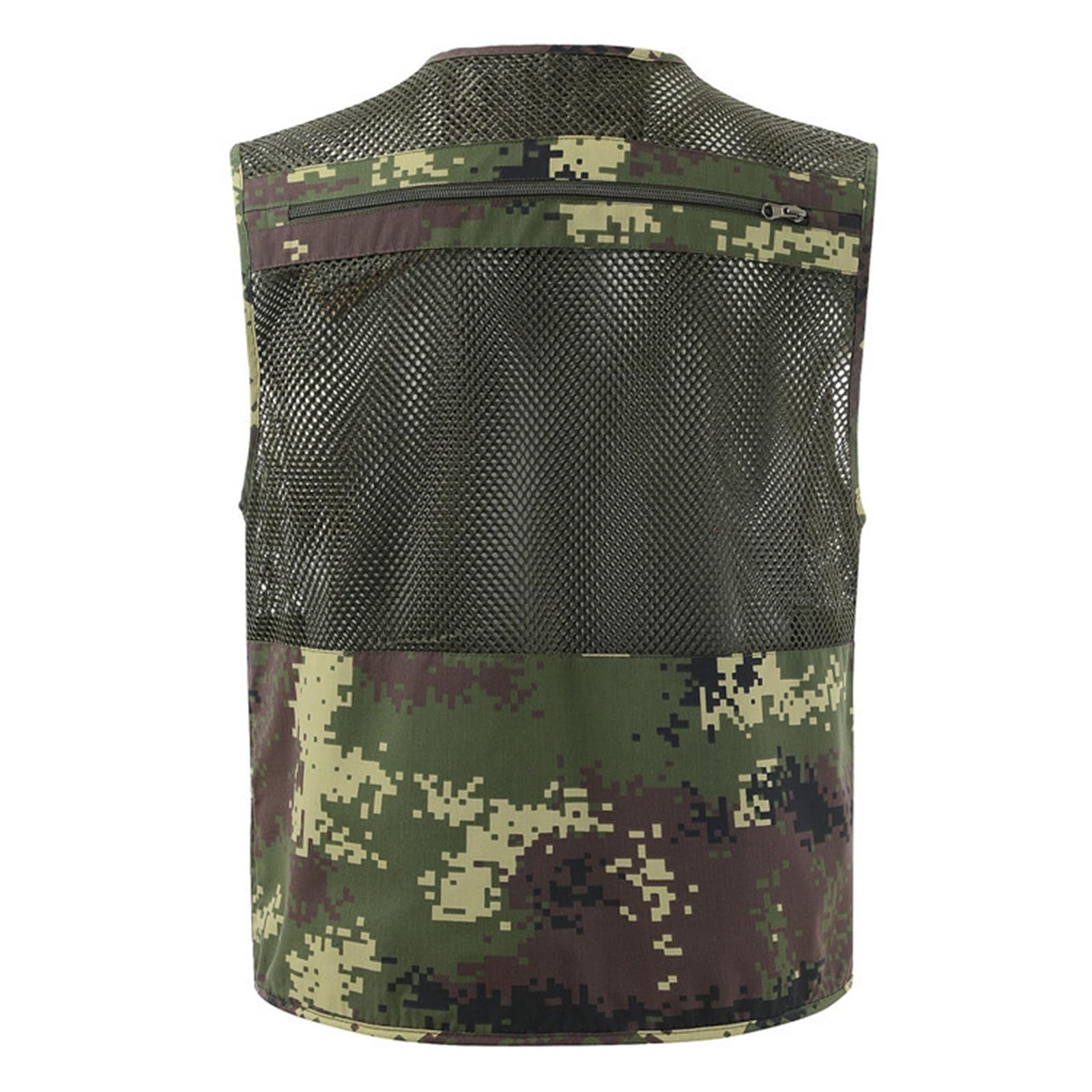 Wygwlg Gilet da Uomo Leggero e Senza Maniche, con Cerniera