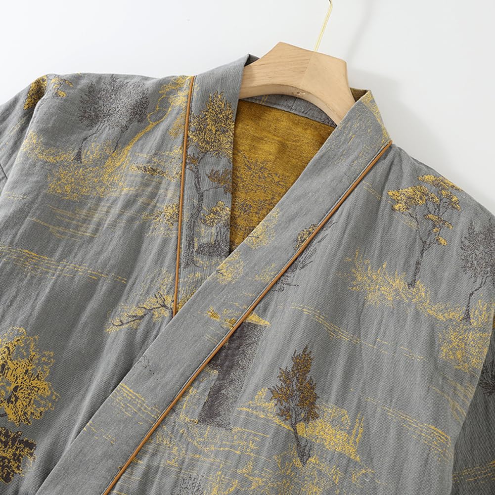 Japanischer Kimono, Nachtwäsche, Freizeitpyjama für Herren